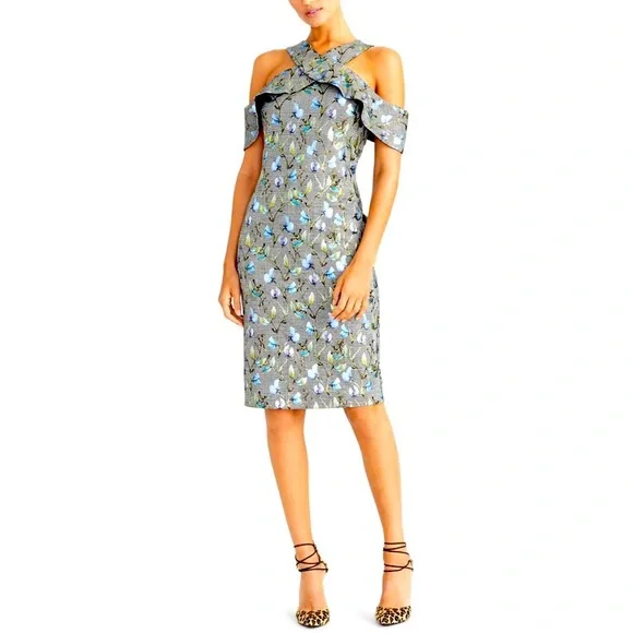knee length dresses for ladies RACHEL Rachel Roy Women's Presley Bodycon Metallic Sweater Dress –  Biggybargains main image 0